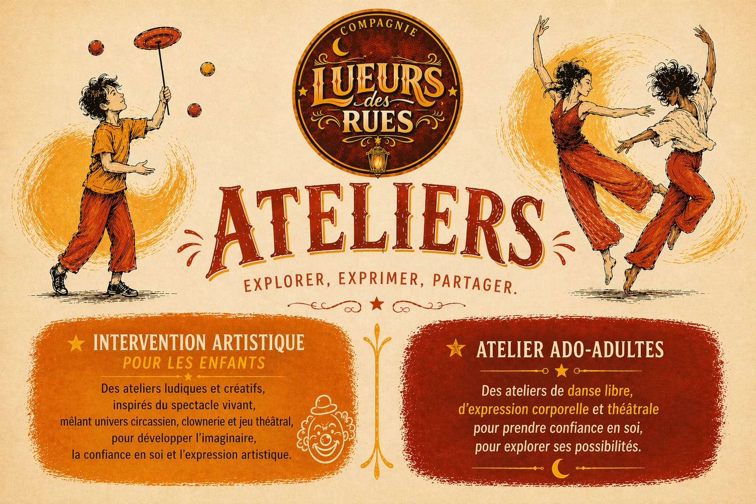 Atelier Danse Libre — Ateliers Lueurs des Rues